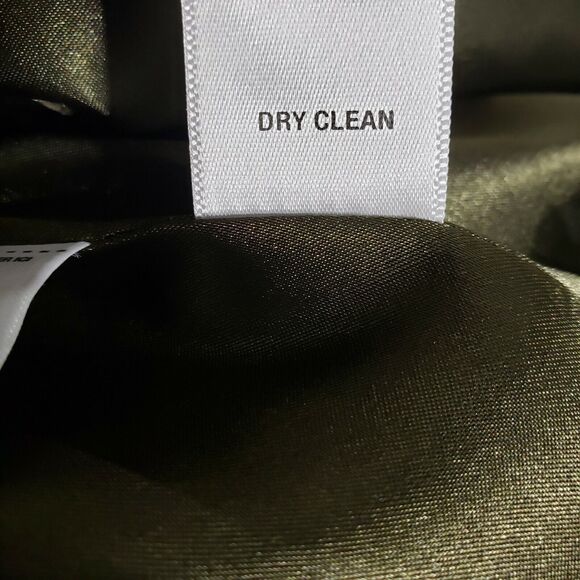 Laura Ashley Womens Blazer Jacket Size Medium Green Printed Snap Front Pockets - Picture 11 of 12